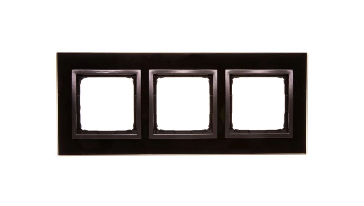 Simon 54 Nature Ramka potrójna szkło ZASTYGŁA LAWA DRN3/73