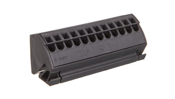 Blok potencjałowy 4mm2 ciemnoszary 812-102