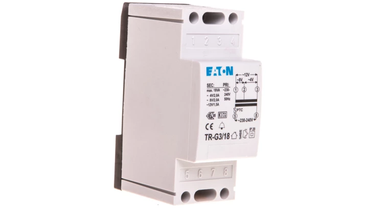 Transformator dzwonkowy 230/(4-8-12)V 2-2-1,5A TR-G3/18 272483
