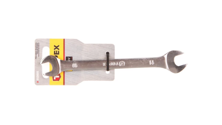 Klucz płaski dwustronny 10 x 11 mm stal CrV 35D605