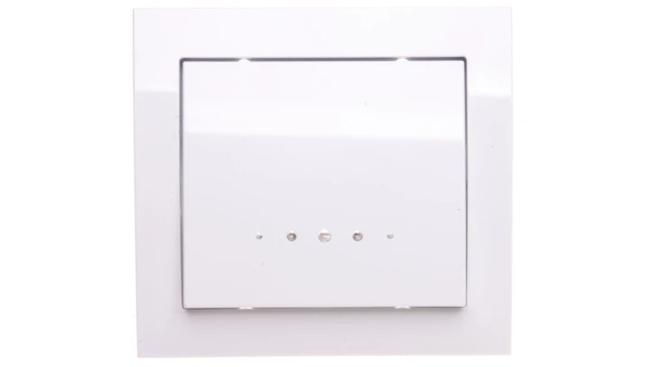 KIER Łącznik pojedynczy z podświetleniem biały ŁP-1WS/00