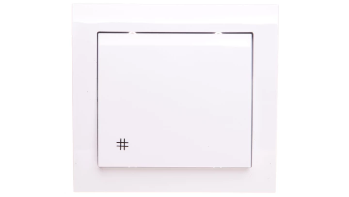 KIER Łącznik krzyżowy biały ŁP-4W/00