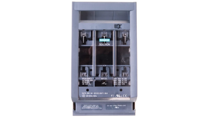 Rozłącznik bezpiecznikowy 3P 160A NH00 do montażu na szynach 60mm 3NP1133-1BC10