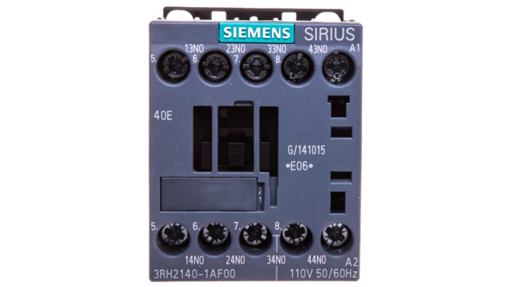 3RH2140-1AF00 Stycznik: 4-biegunowy NO x4, 10A na panel, na szynę DIN