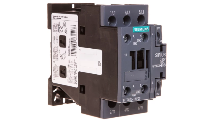 Stycznik mocy 17A 3P 230V AC 1Z 1R S0 3RT2025-1AP00