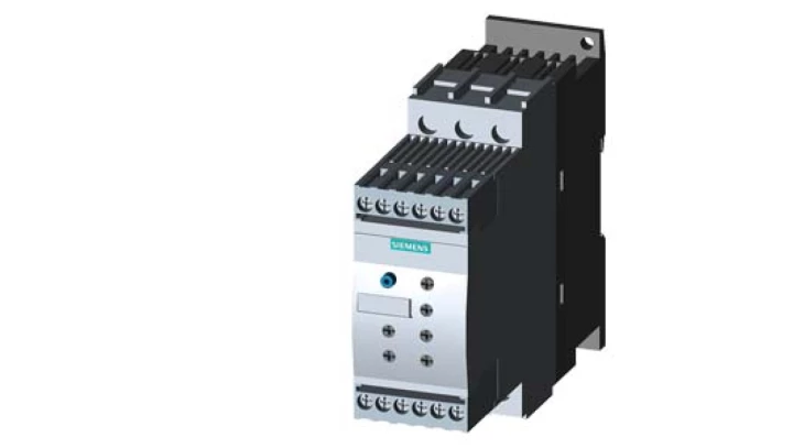 Softstart 3‑fazowy 200‑480VAC 12,5A 5,5kW/400V Uc=24V AC/DC S0 3RW4024‑1BB04