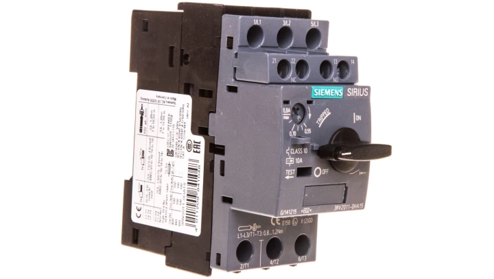 Wyłącznik silnikowy 3P 0,55-0,8A 1Z 1R S00 3RV2011-0HA15