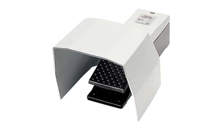 Przycisk nożny pojedynczy bez osłony bez samopowrotu szary metal 1Z 1R 1 krok IP65 3SE2912-2AA20