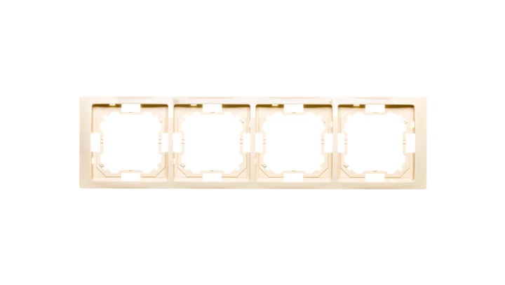 Simon Basic Neos Ramka poczwórna beżowy BMRC4/12