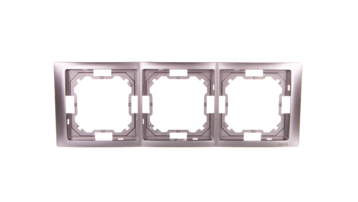 Simon Basic Neos Ramka potrójna stal inox BMRC3/21