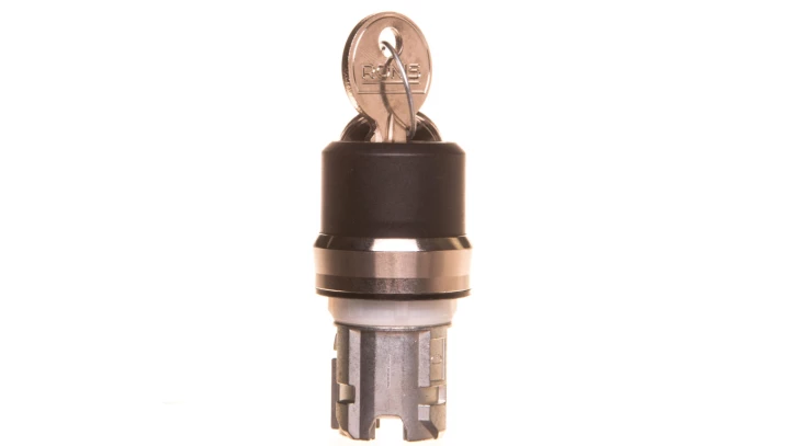 Napęd przełącznika 2 pożeniowy O-I 22mm 2x klucz RONIS 455 bez samopowrotu metal IP69k Sirius ACT 3SU1050-4CF11-0AA0
