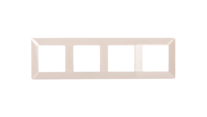 VALENA LIFE Ramka poczwórna kremowa 754044