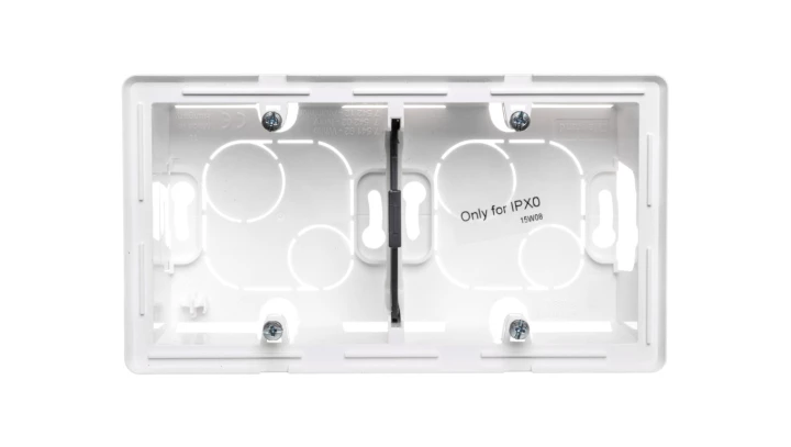 VALENA LIFE Puszka natynkowa podwójna biała 754192