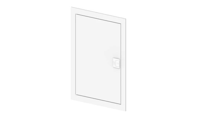 Drzwi do rozdzielni 2/28 metalowe z ramą kompletne MSF 2000-02