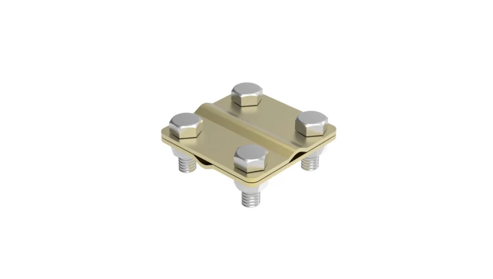 Złącze krzyżowe 4-otworowe M8x20 1.1 MS /90100110/