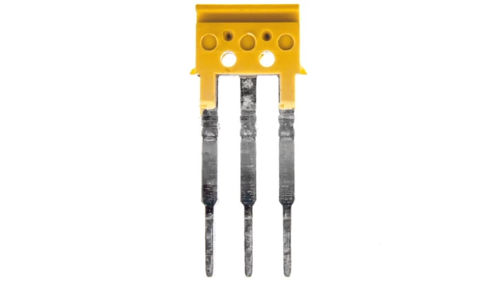 Mostek poprzeczny 3-torowy, raster 3,5mm żółty ZQV 1.5/3 1776130000 /60szt./