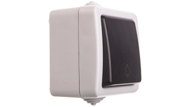 TEKNO Łącznik zwierny śrubowy 10AX 250V szary IP54 25350