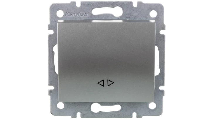 LOGI Łącznik krzyżowy śrubowy 10AX 250V srebrny 021070143 25193