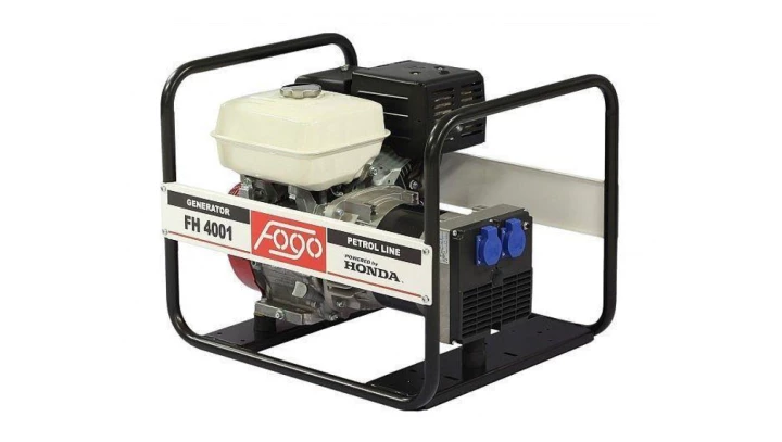 Agregat prądotwórczy 1-fazowy synchron 3,8kW 16,5A IP23 Honda GX270 auto reg nap (AVR) FH 4001 R