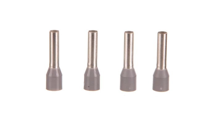 Końcówka tulejkowa izolowana 4mm2 szara H4,0/20D GR /500szt/ 9019200000