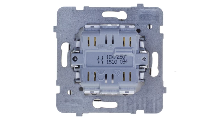 KARO Przycisk podwójny zwierny czekoladowy metalik ŁP-17S/m/40