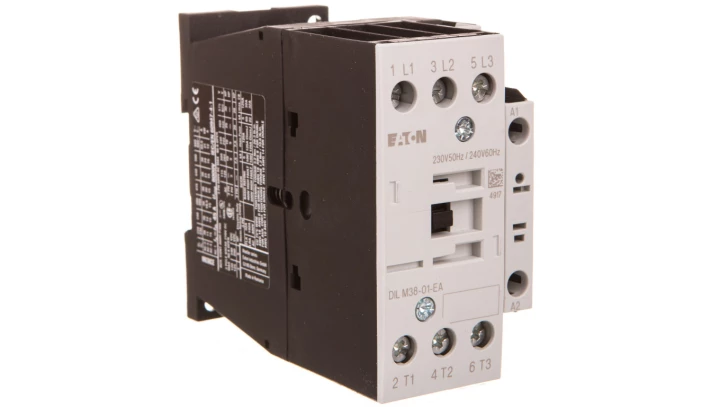 Stycznik mocy 38A 3P 230V AC 0Z 1R DILM38-01-EA(230V50HZ,240V60HZ) 190007