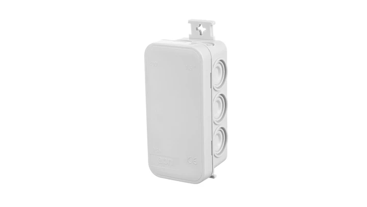 Puszka n/t hermetyczna E10 90x45x39mm IP55 szara bezhalogenowa 0295-00