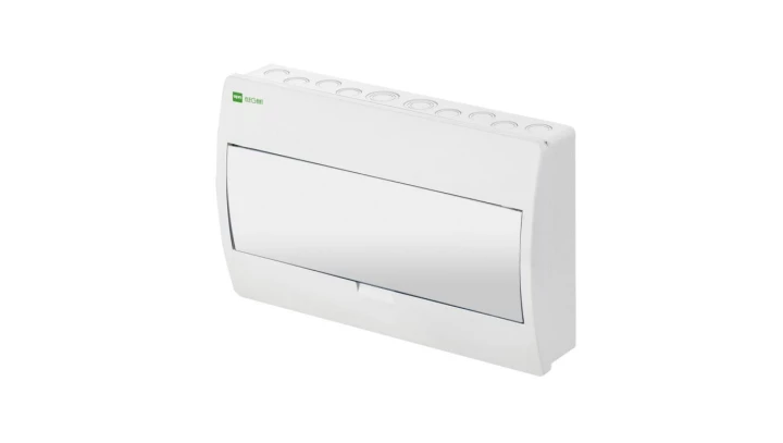 Rozdzielnica modułowa Elegant 1x18 natynkowa IP40 N+PE drzwi białe 2404-00