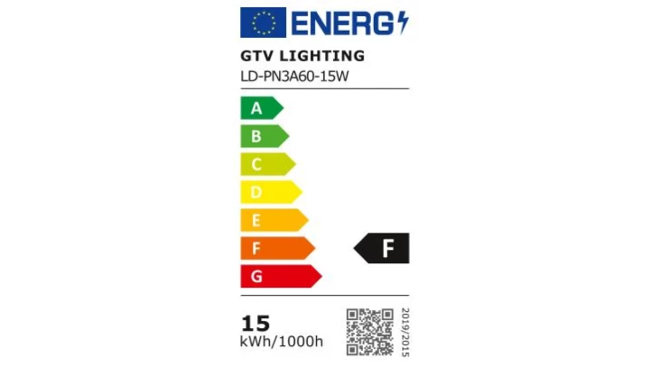 Żarówka LED E27 A60 15W 1320lm 4000K AC220-240V 180st. LD-PN3A60-15W