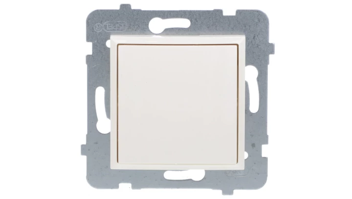 ARIA Łącznik jednobiegunowy ecru ŁP-1U/m/27