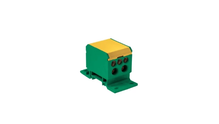 Blok rozdzielczy 160A 1P 2x6-70/2x2,5-50 1x2,5-25/Ż-Z E.4093/Ż-Z
