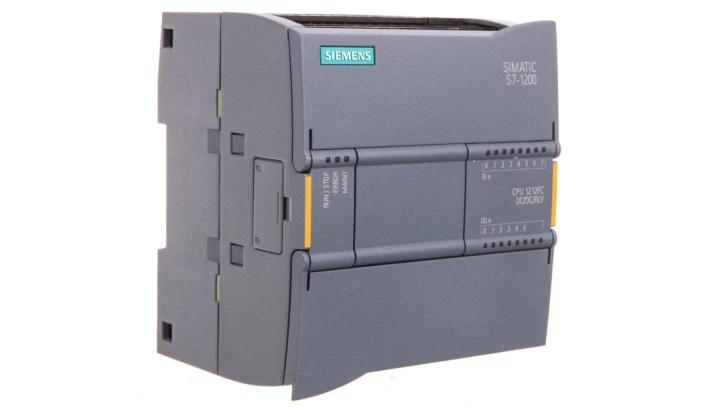 SIMATIC S7-1200 Jednostka CPU 1212F DC/DC/RLY 8 DI 24V DC, 6 DO 2A 2 AI 0-10V DC, zasil. DC 24V DC pamięć 100KB 6ES7212-1HF40-