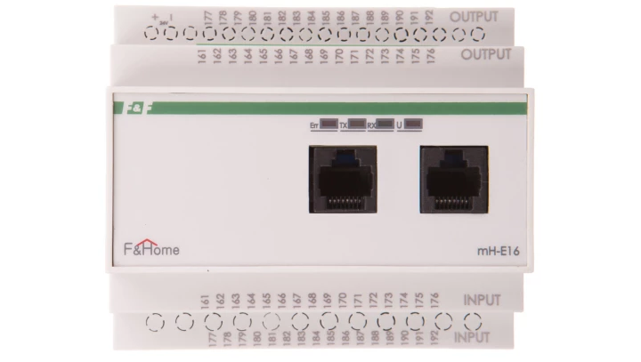 FHome Moduł 16 wejść + wejść urządzeń silnikowych 24V DC mH-E16 LEVEL 2