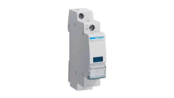 Lampka modułowa niebieska 230V AC SVN124