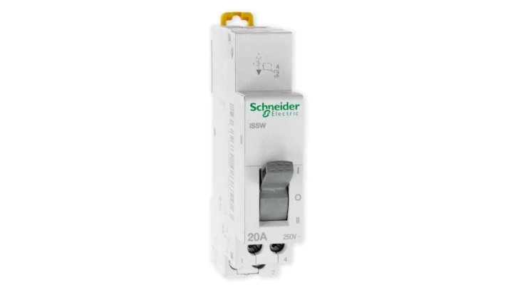 Przełącznik modułowy I-0-II 1P 20A iSSW A9E18073