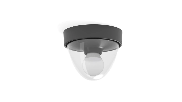 Lampa natynkowa zewnętrzna z czujnikiem ruchu IP44 NOOK BLACK/BLACK SENSOR 7977 Nowodvorski Lighting