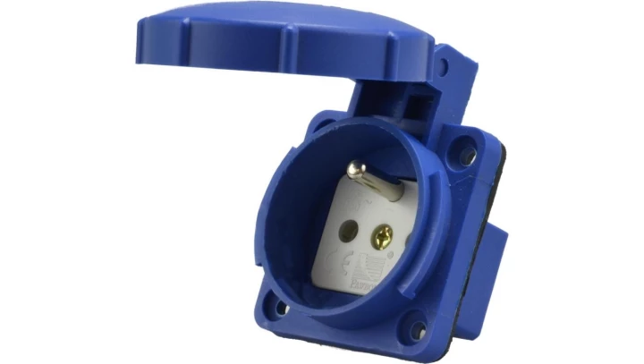 Gniazdo wtyczkowe z/u 16A 250V GZ–16 IP67 D.3146