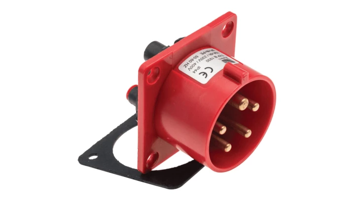 Wtyczka siłowa tablicowa 5p 16A 400V IP44