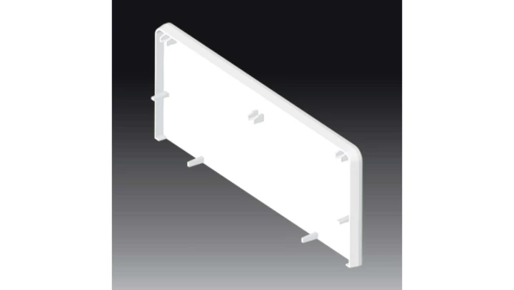 Pokrywa końcowa kanału 160x63mm kremowo-biała PK160X65D 8481