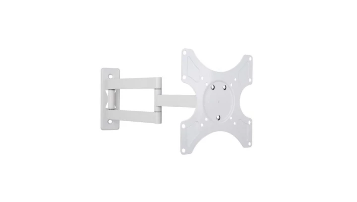 Uchwyt Ścienny TV LED/LCD 19-37 cali 25kg Obrotowy Biały