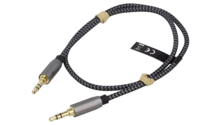 Kabel połączeniowy audio AUX, 3,5 mm stereo 65274 /2m/