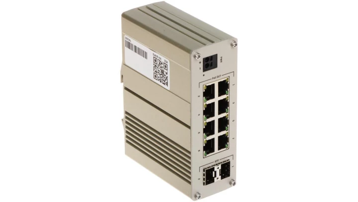 Switch PoE+ 8x RJ45 1000Mb/s PoE+, 2x SFP, 240W Teltonika TSW200