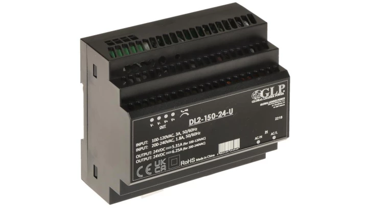 Zasilacz impulsowy 24V 6.25A 150W DL2-150-24-U