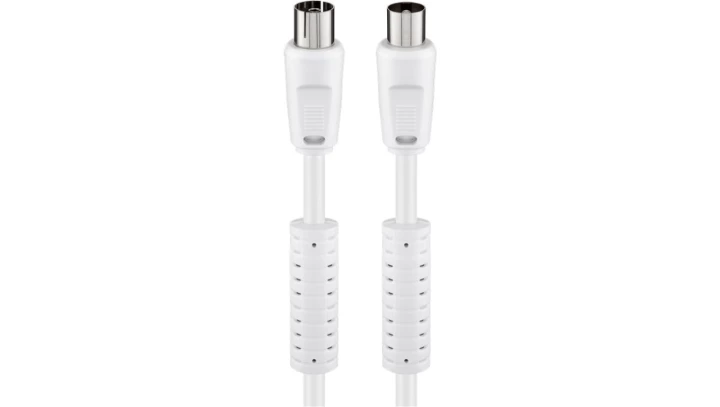 Przewód antenowy IEC 3,5m biały 50742