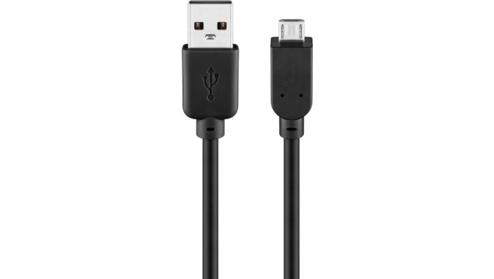 Kabel micro USB 2.0 Hi-Speed, 0.6m czarny 93922