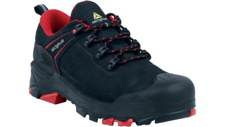 Półbuty skórzane z nubuku, kolor Czarny, rozmiar: 41, ARENAL S3S