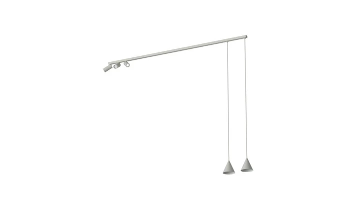 Lampa przysufitowa FOURTY 5xGU10 R50, GU10 R35 Silk gray 11451 Nowodvorski