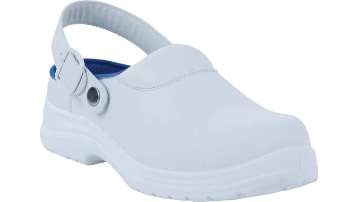 Chodaki z mikrofibry, podeszwa z dwuwarstwowego PU kolor biały rozmiar 43 MAUB4SBBC43