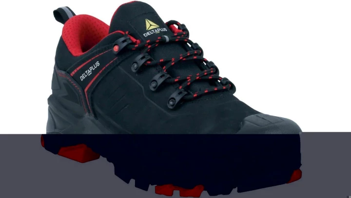 Półbuty skórzane z nubuku, kolor Czarny, rozmiar: 45, ARENAL S3S