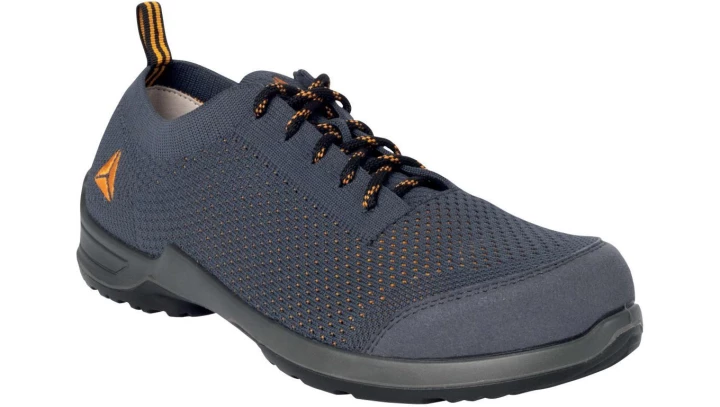 Półbuty z poliestru i bawełny, podeszwa PU, kolor szaro-pomarańczowy rozmiar 36 SUMM2SPGR36